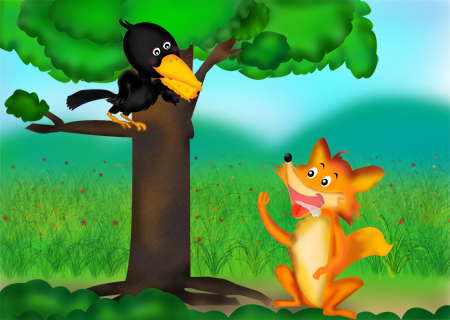 8.The Fox and the Crow (狐狸和乌鸦)
