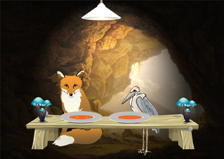 19.The Fox and the Stork (狐狸和鹳)