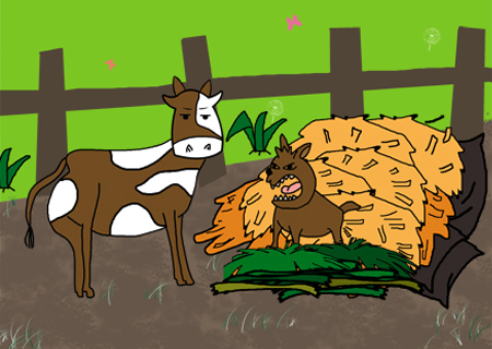 40.The Dog in the Manger (狗占牛槽)