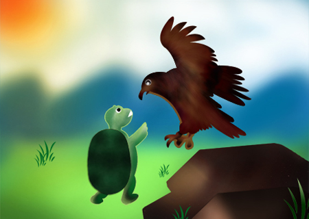 47.The Tortoise and the Birds (乌龟和鸟儿)